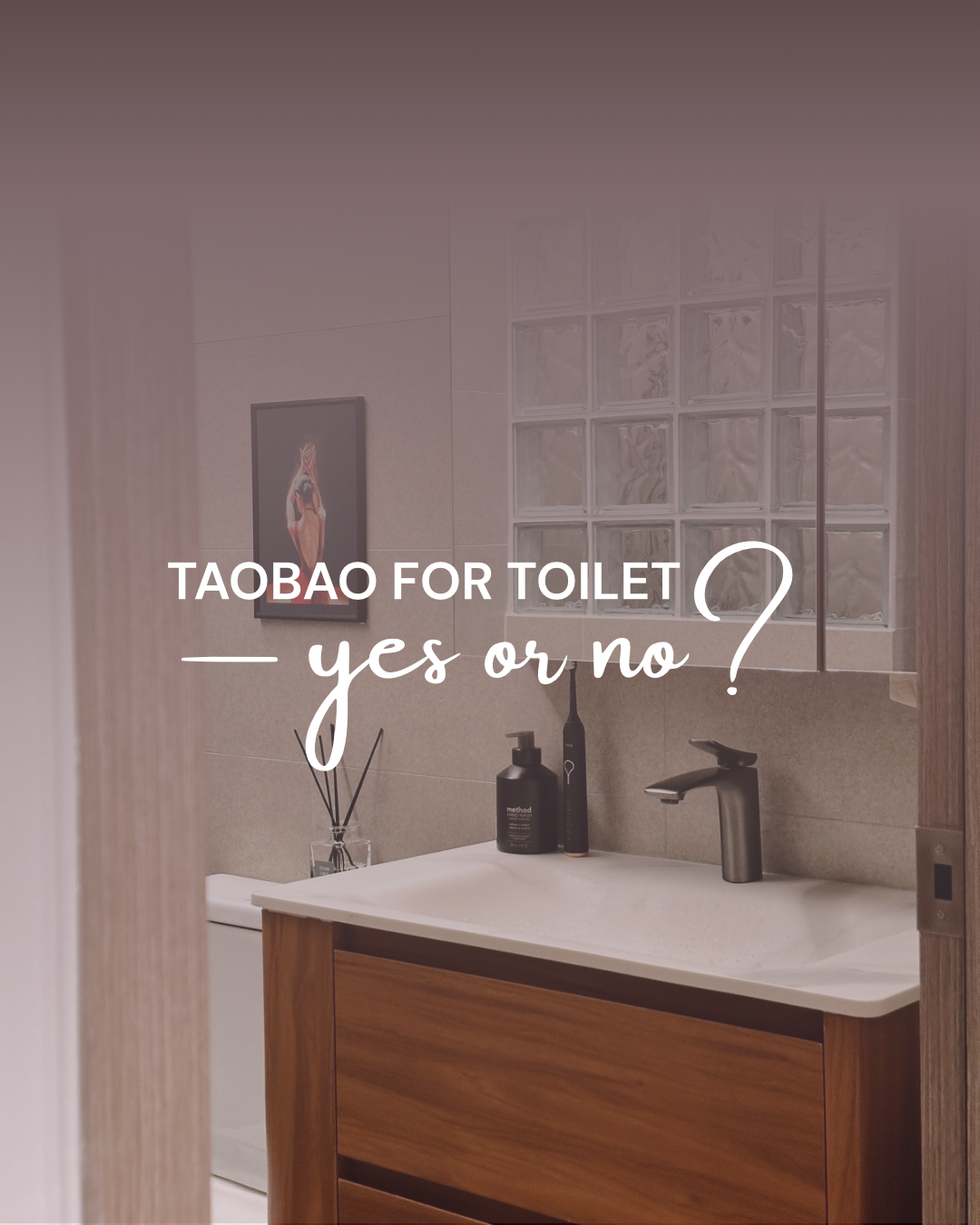 Taobao Items for Toilet—Yes or No?