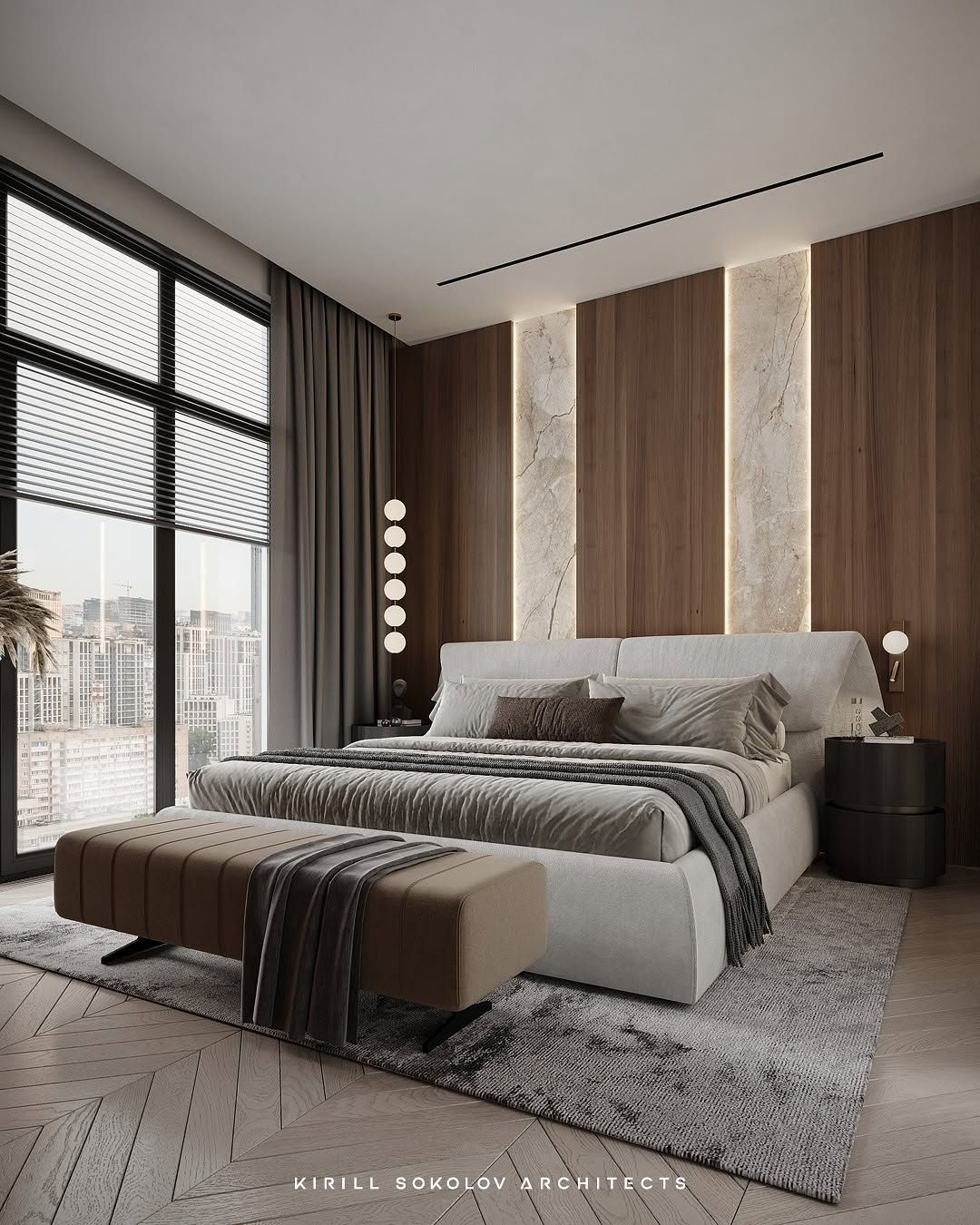 Cozy bedroom interior