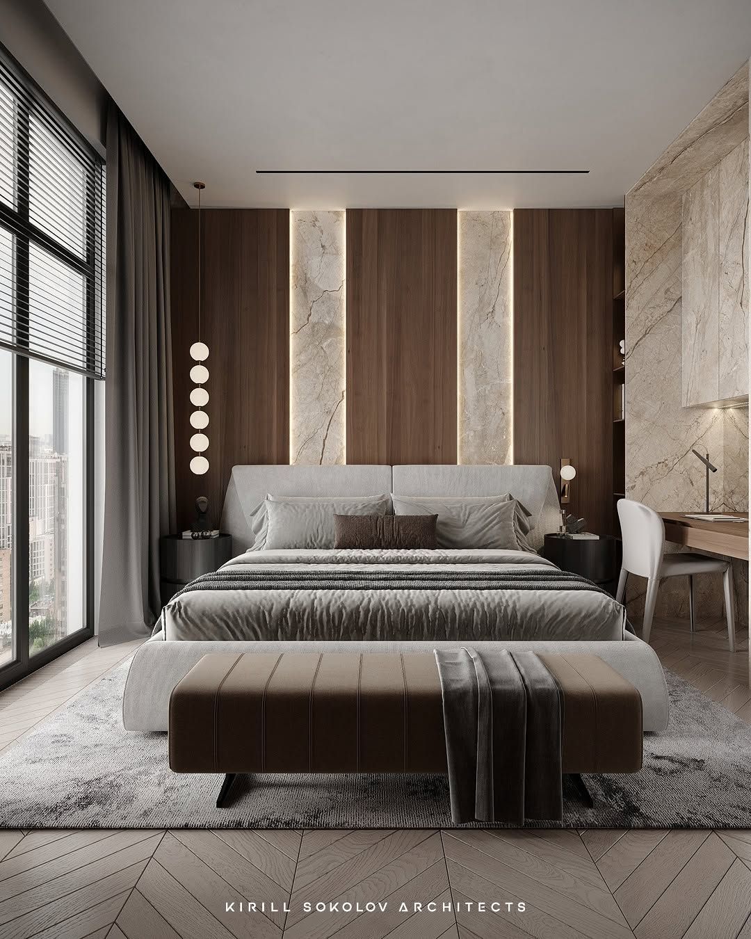 Cozy bedroom interior