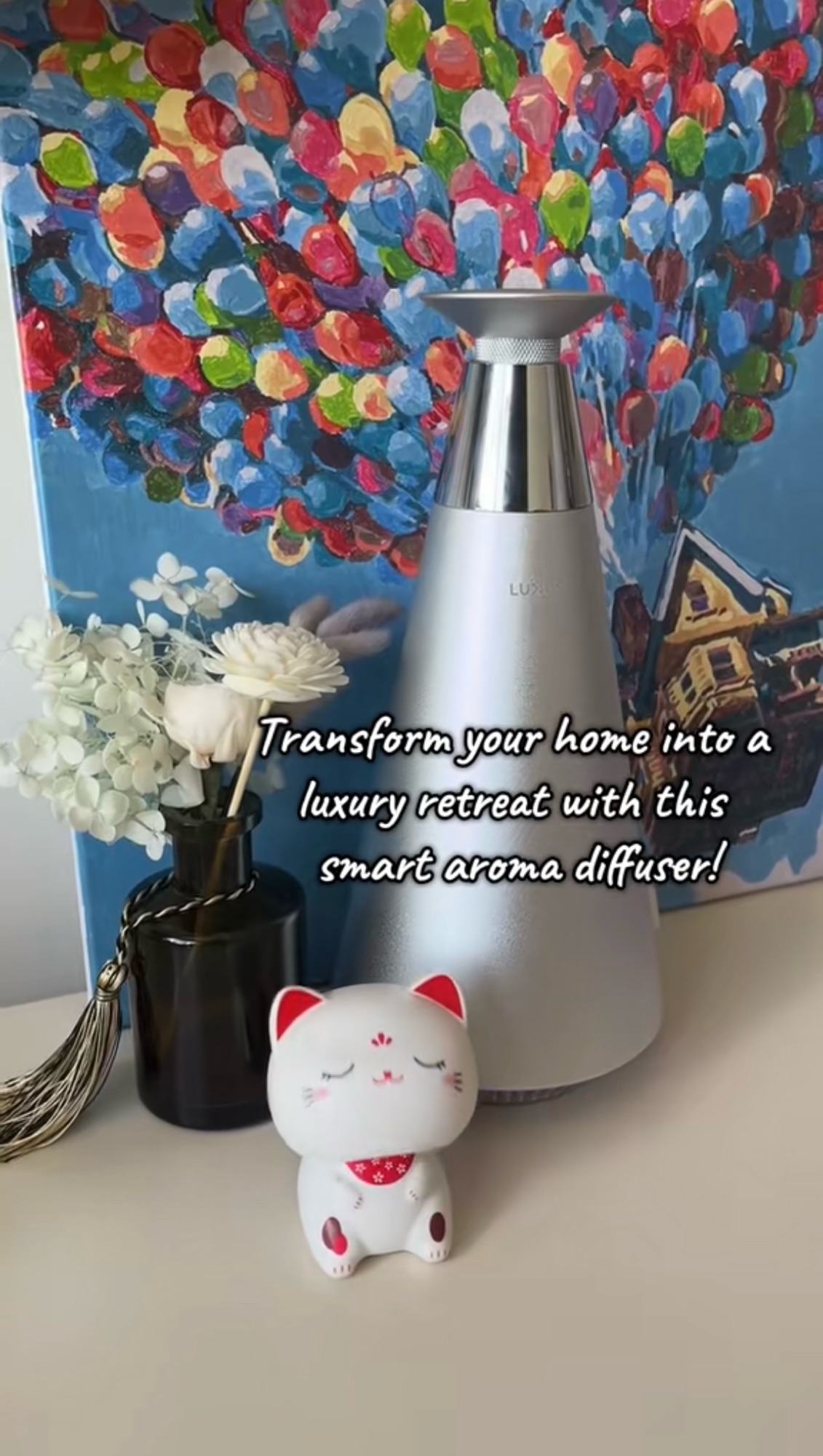 Transform your home into a luxury retreat with smart aroma diffuser!