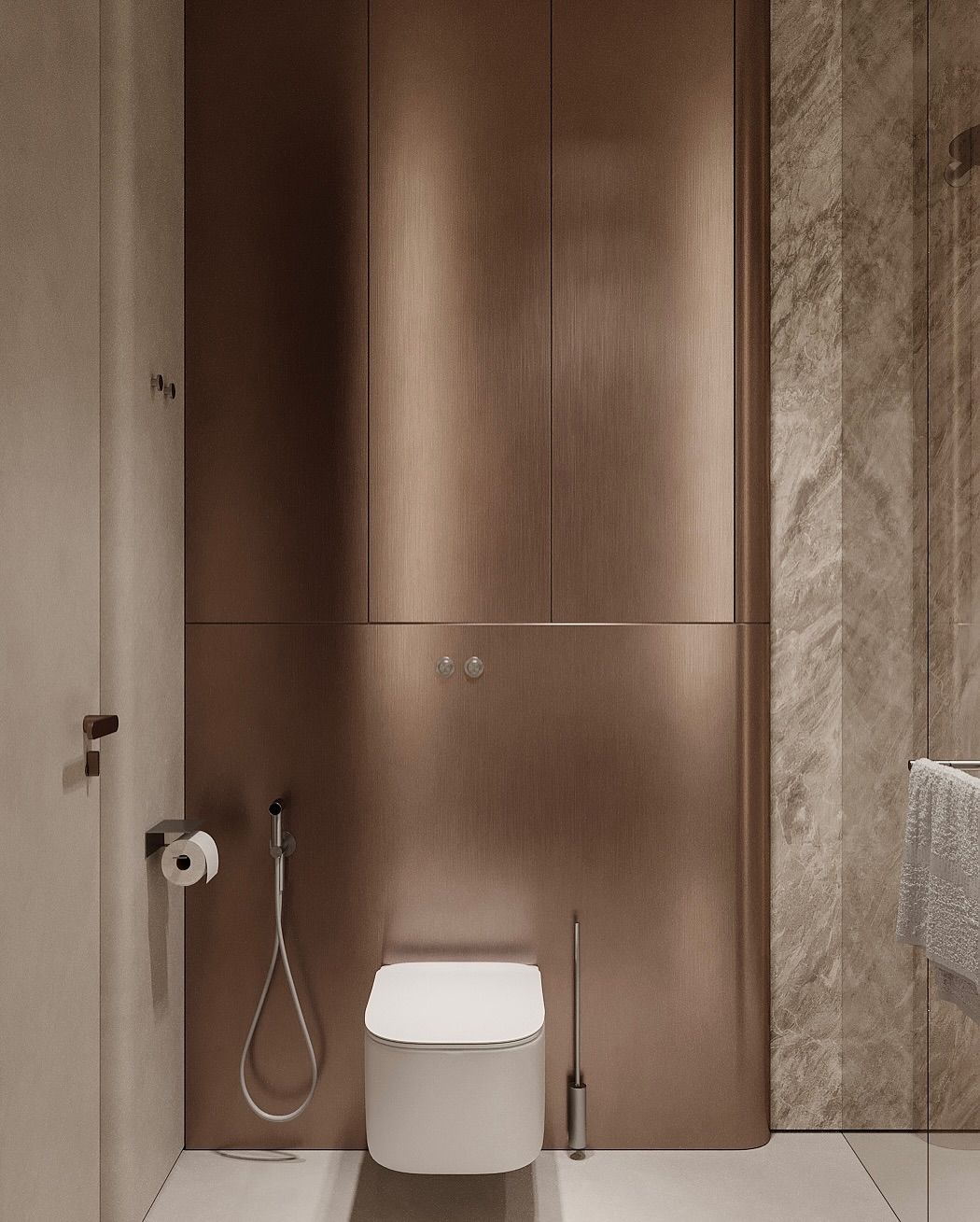 Luxurious modern bathroom