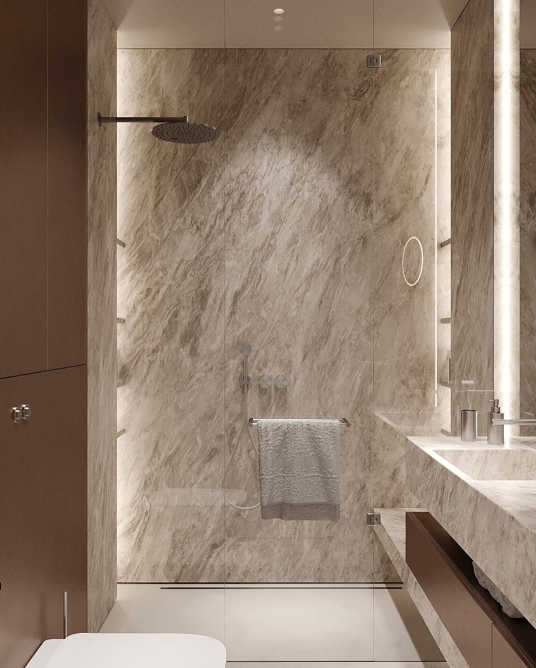 Luxurious modern bathroom