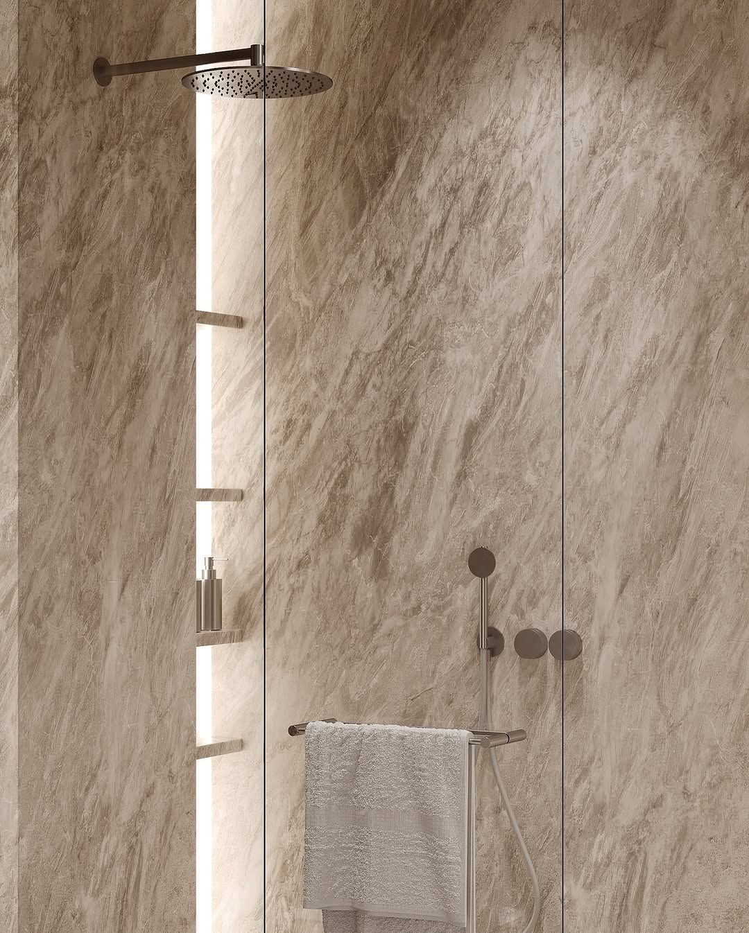 Luxurious modern bathroom
