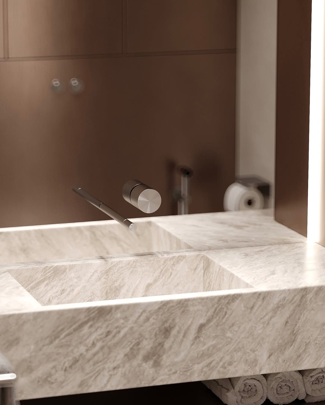 Luxurious modern bathroom