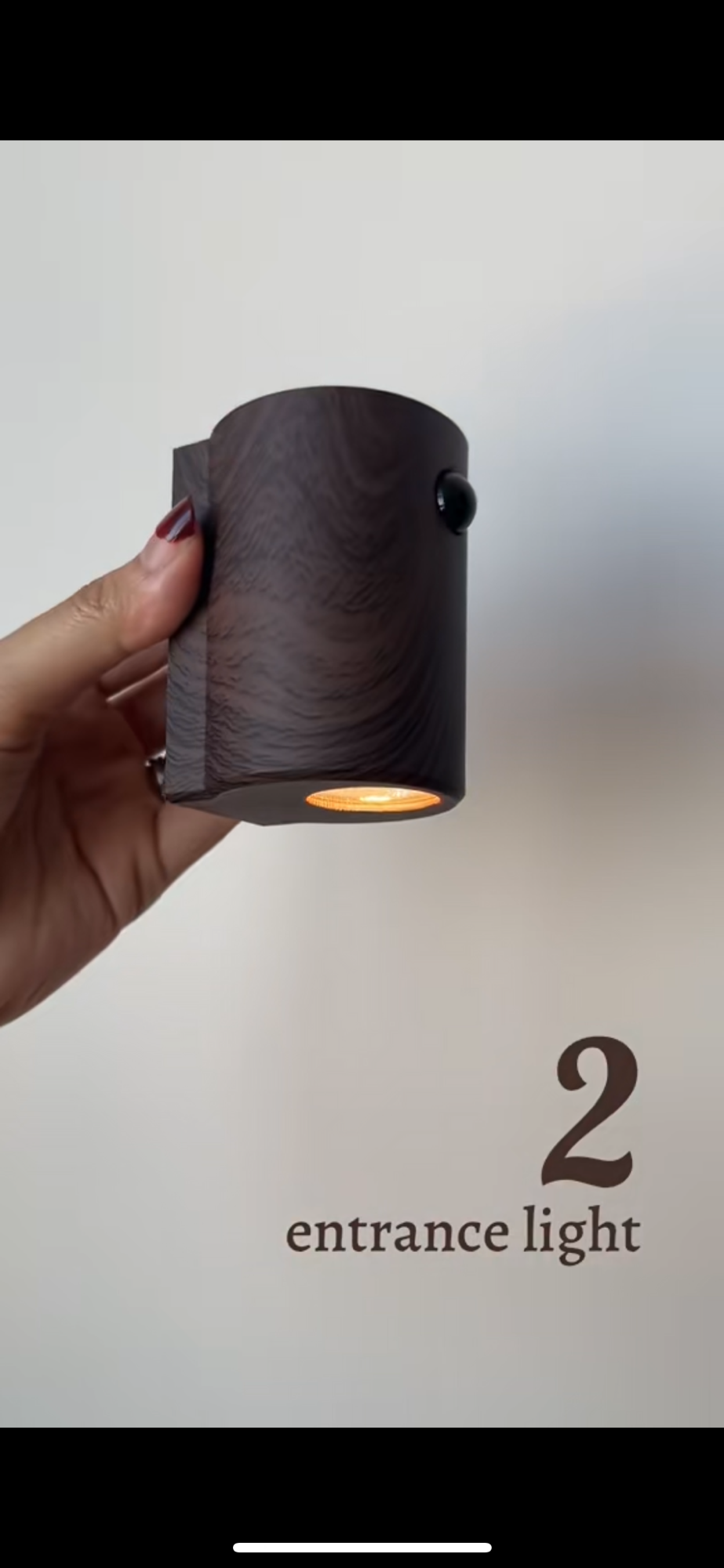Wooden lights from taobao