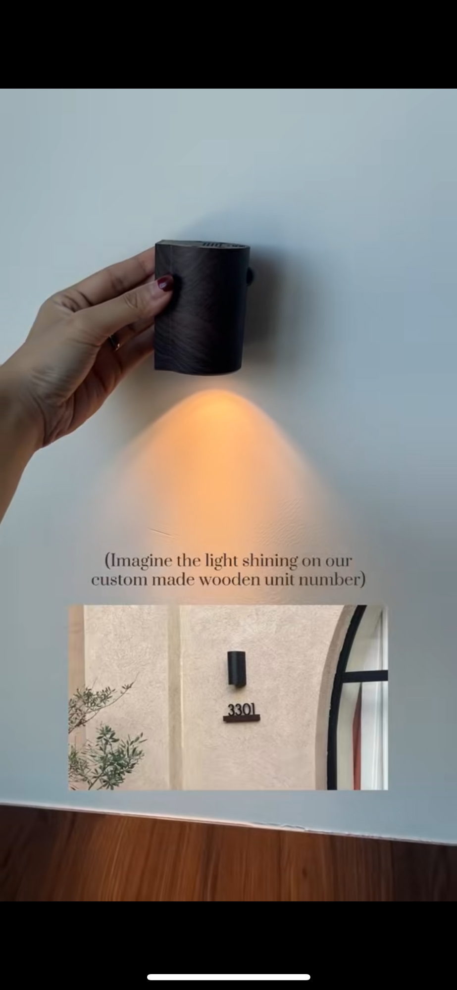 Wooden lights from taobao