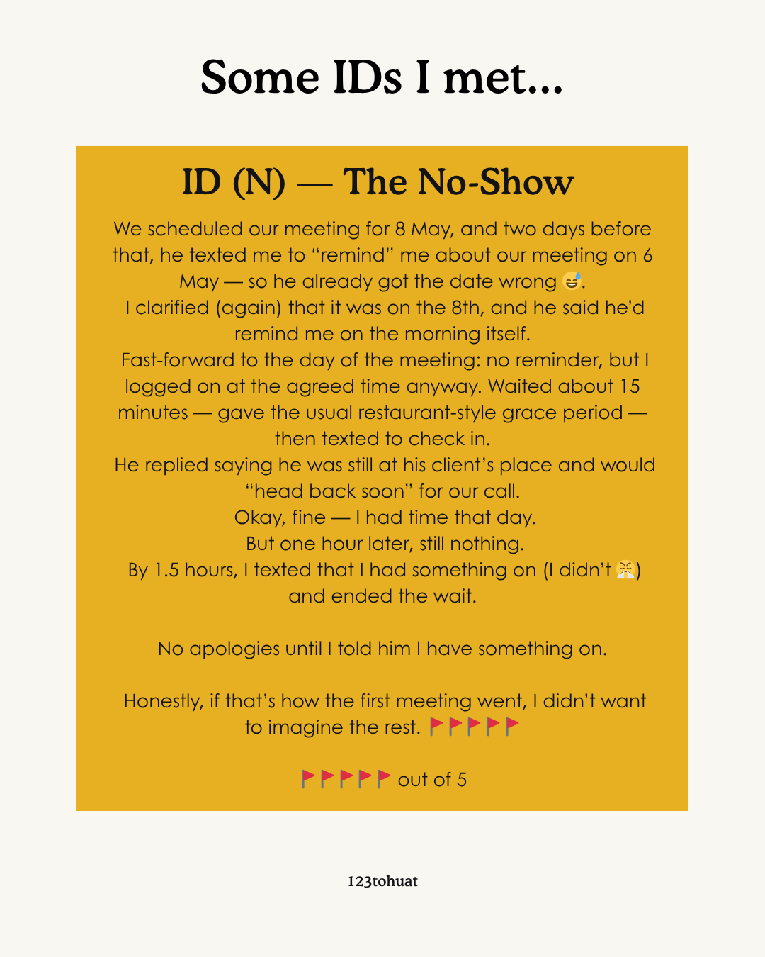 We met 10 IDs… and still chose a Main Con