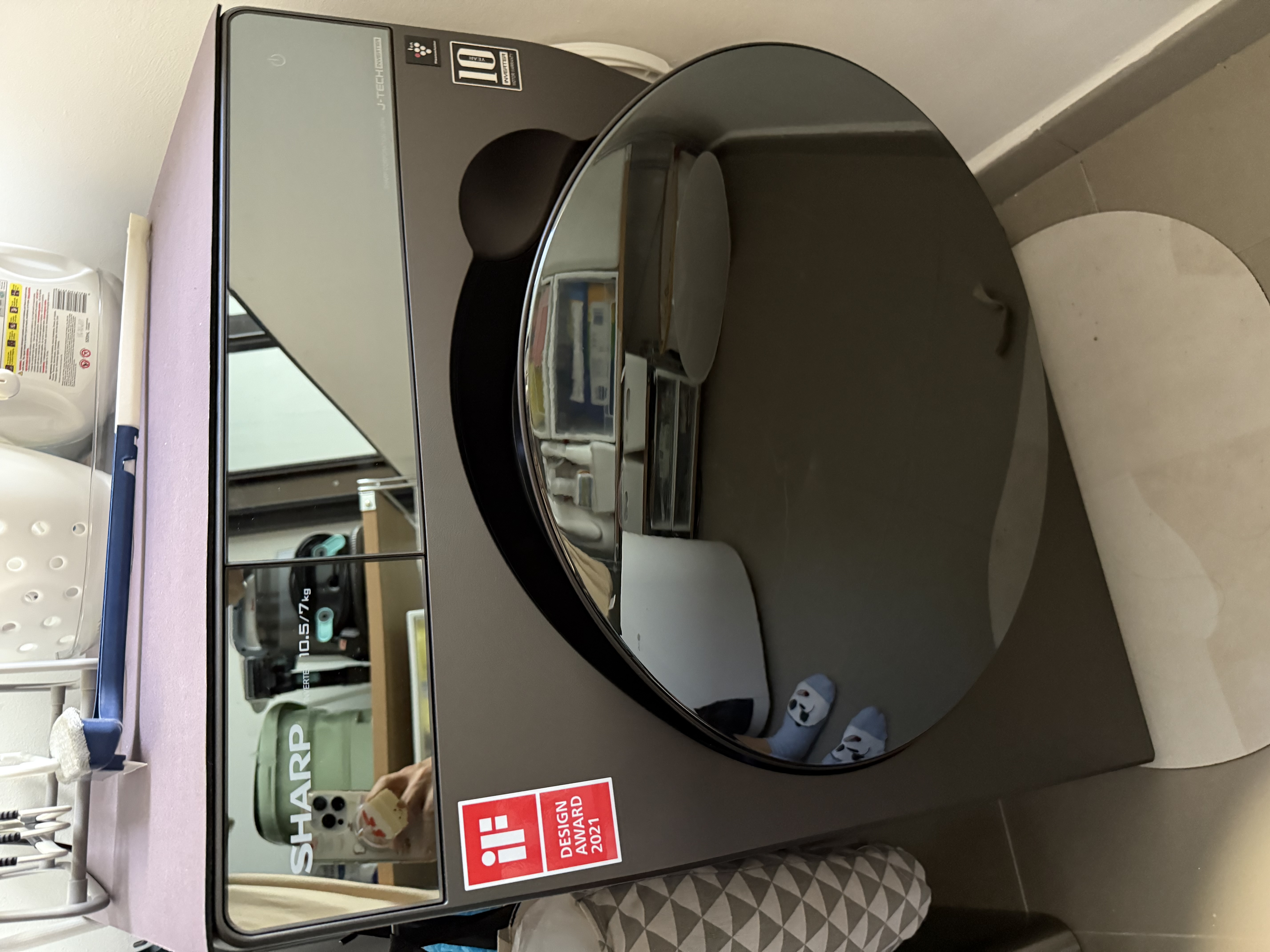 A sign to deep clean your washing machine