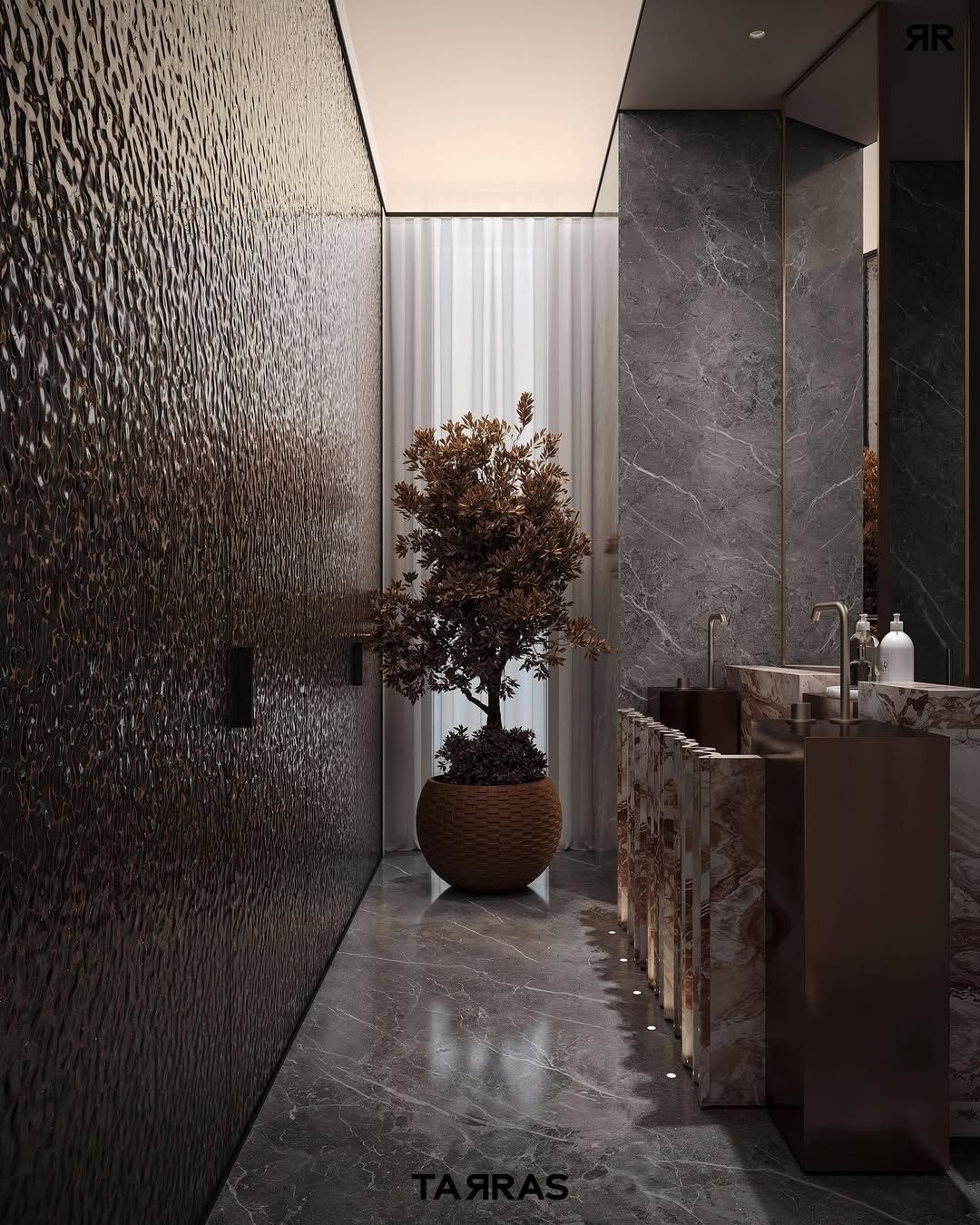 Luxurious bathroom design