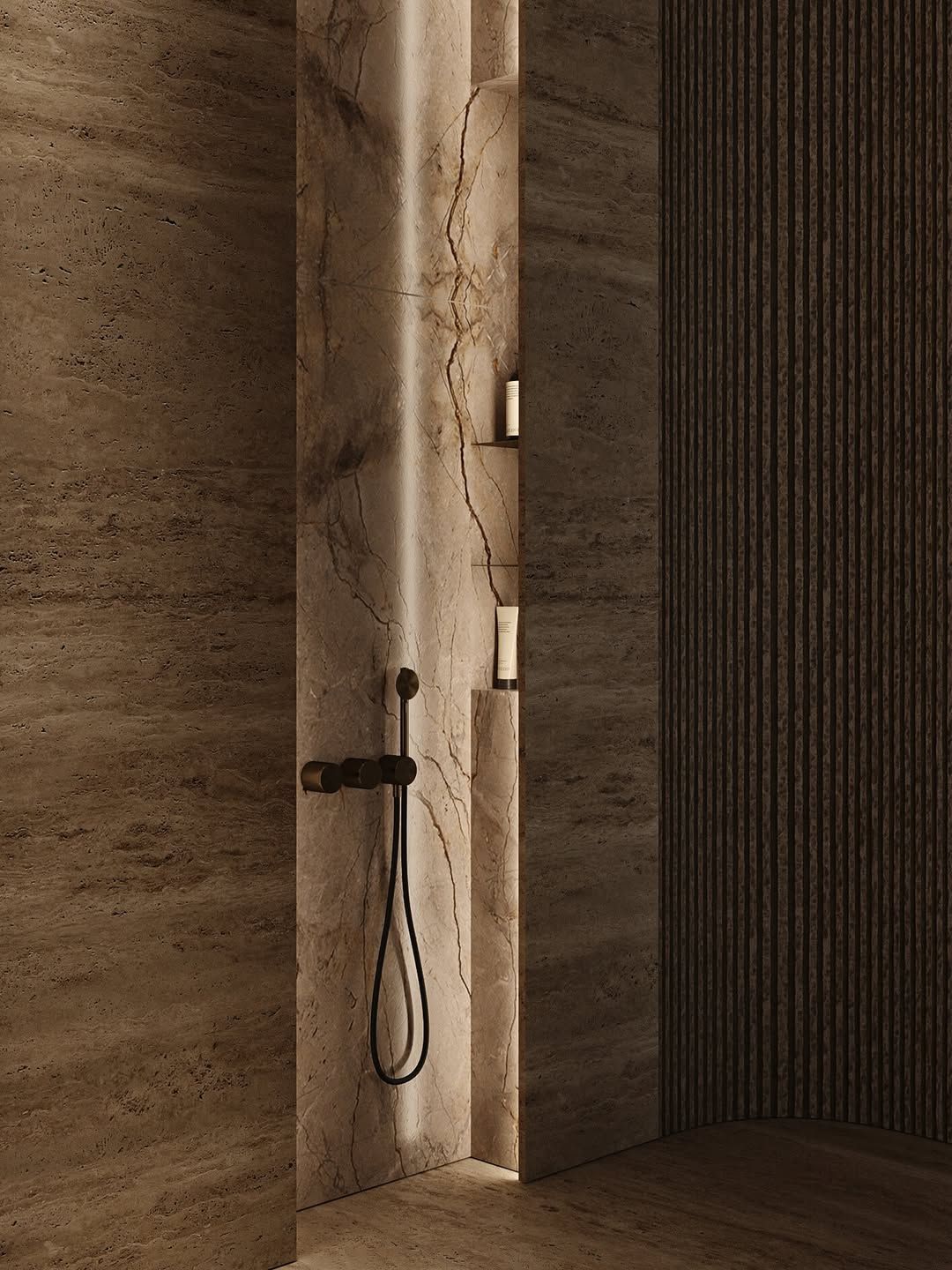 Sleek, modern bathroom design