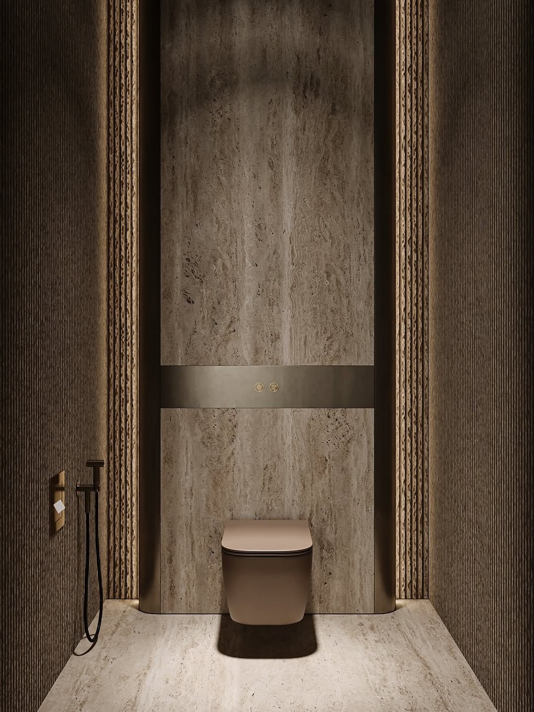 Sleek, modern bathroom design