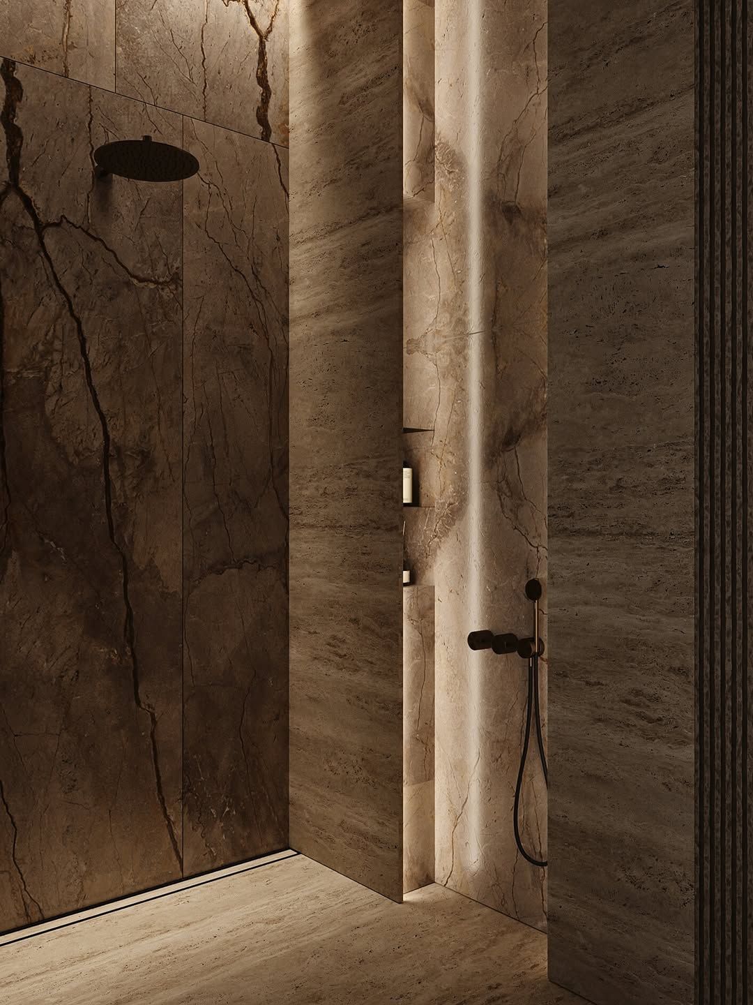 Sleek, modern bathroom design