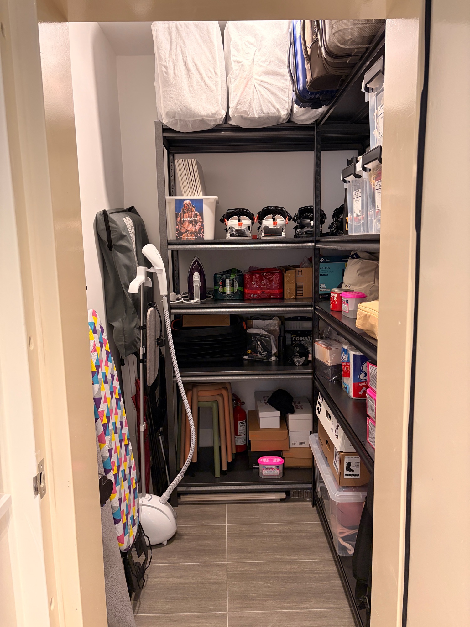 Customer home photo 2: 6 tips for a clutter free bomb shelter / storeroom! 💣🚪