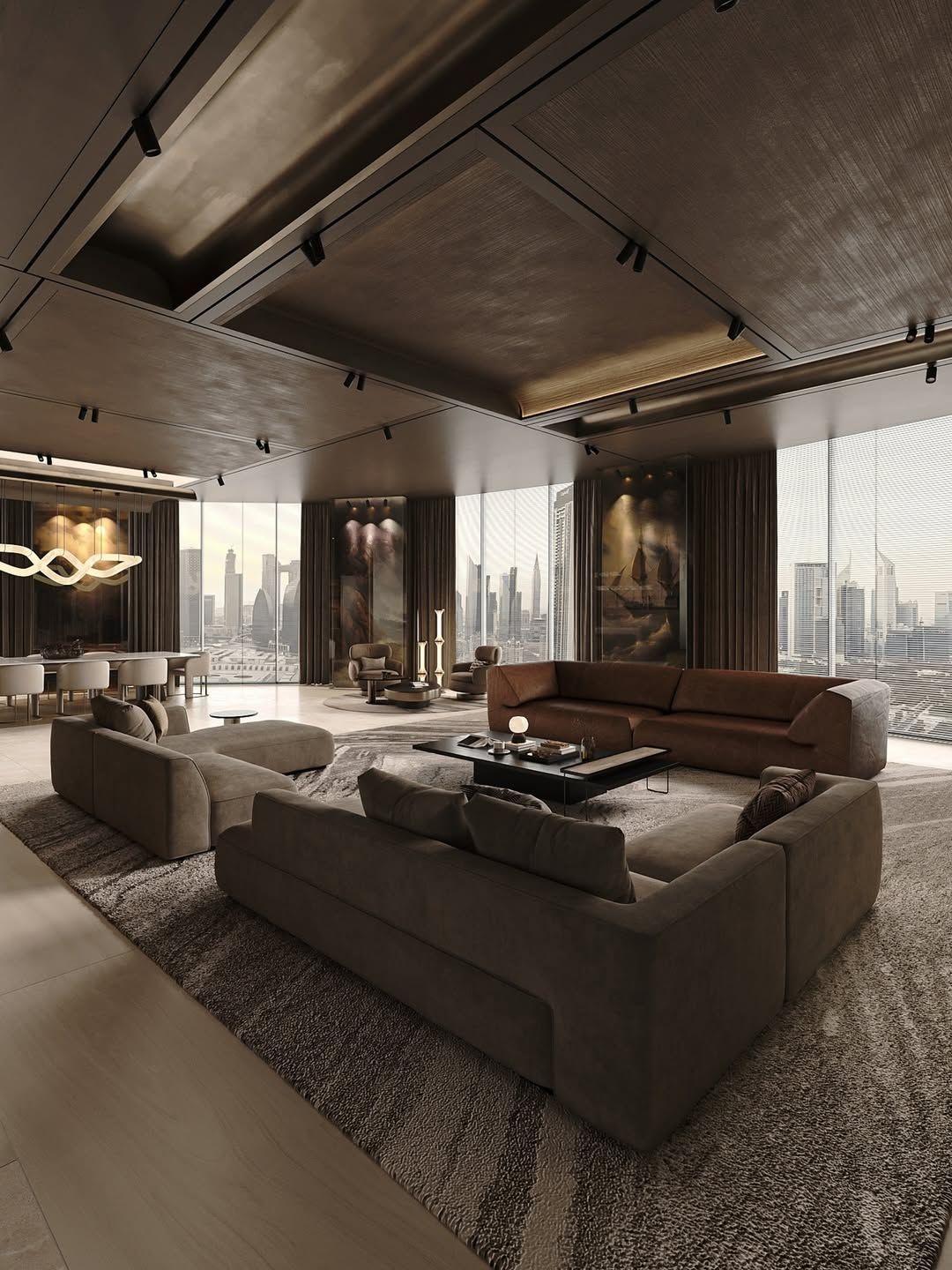 Cozy and modern interior design
