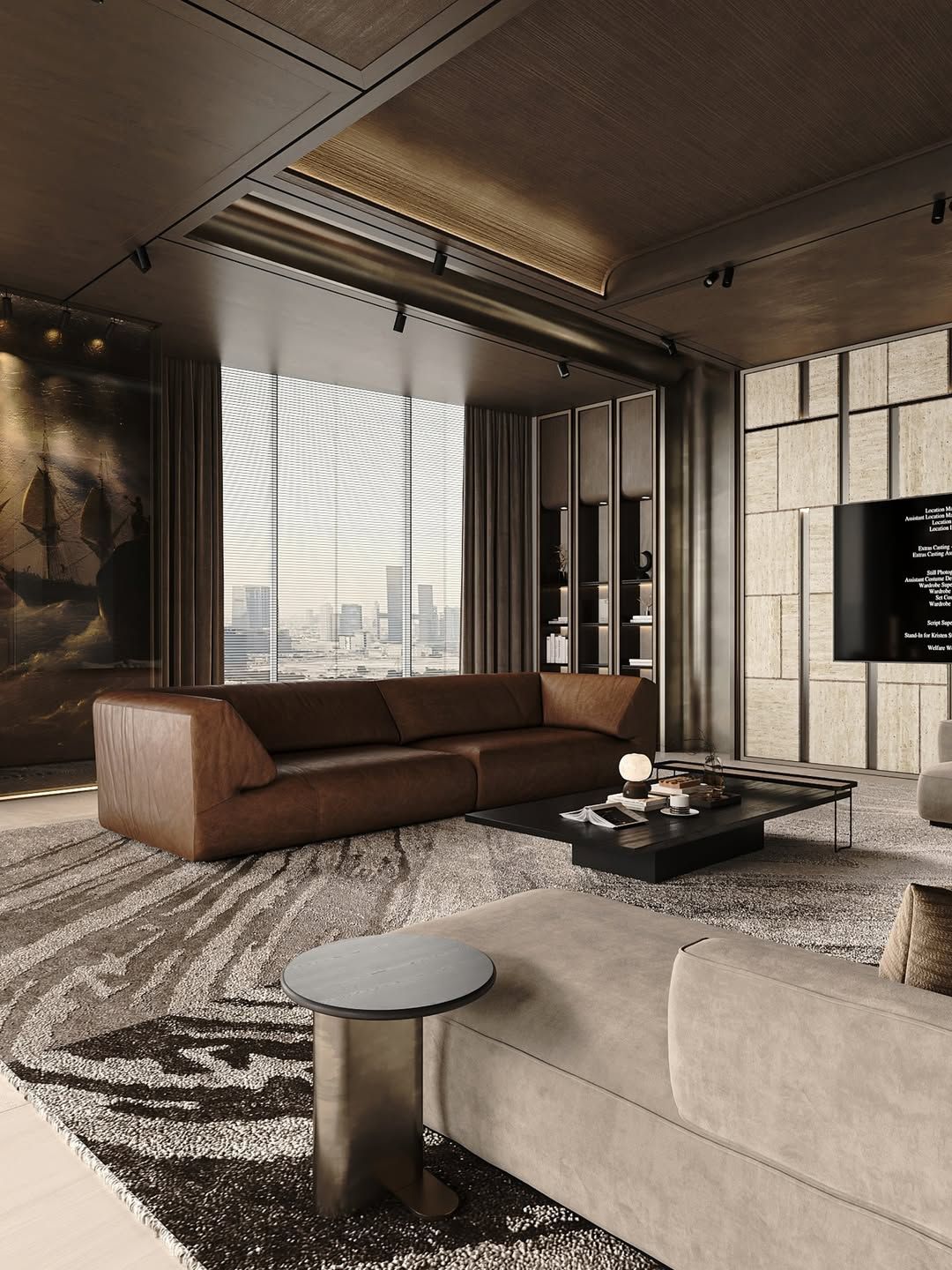 Cozy and modern interior design