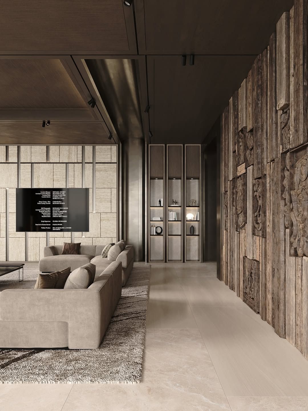 Cozy and modern interior design