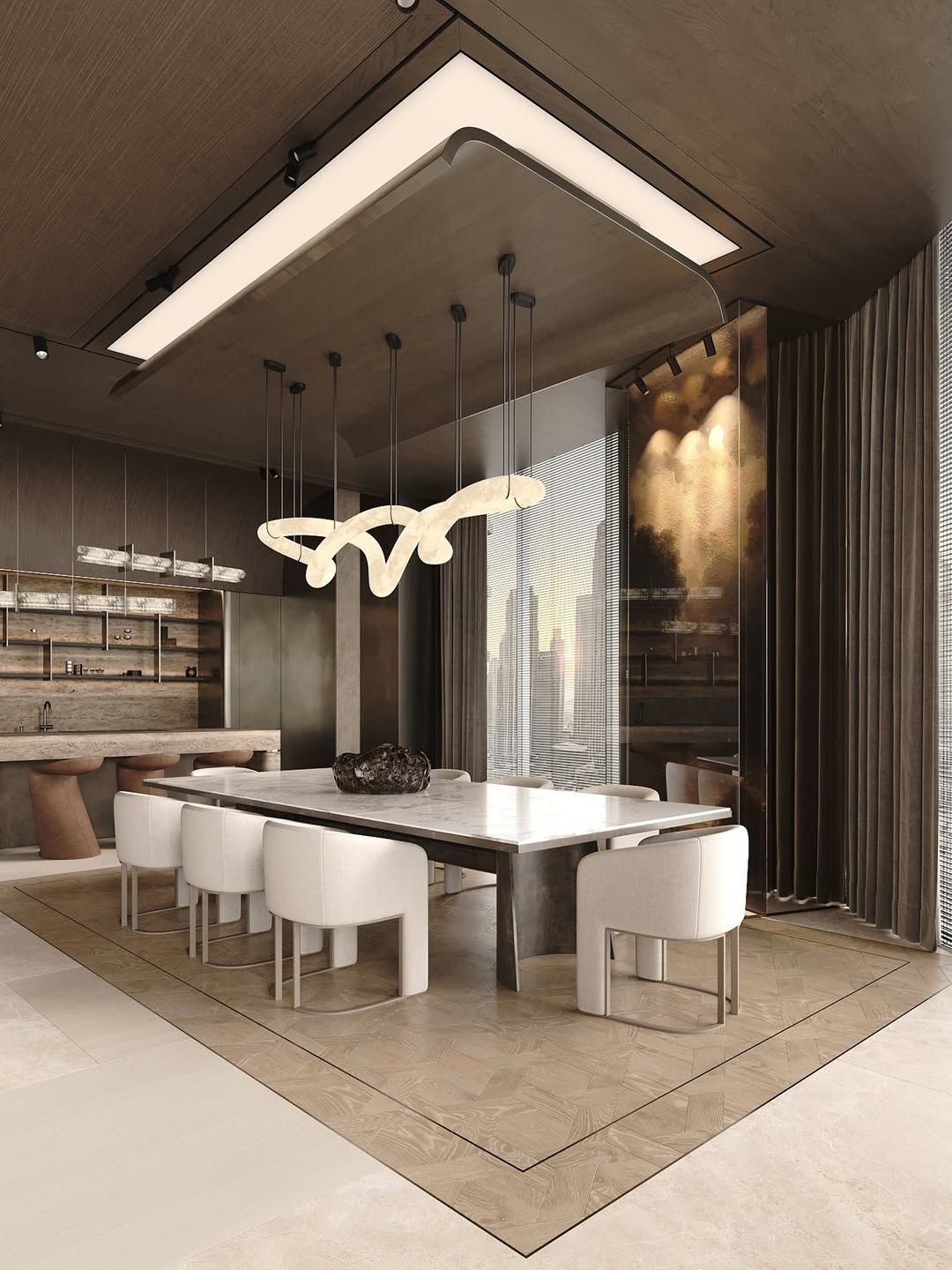 Cozy and modern interior design