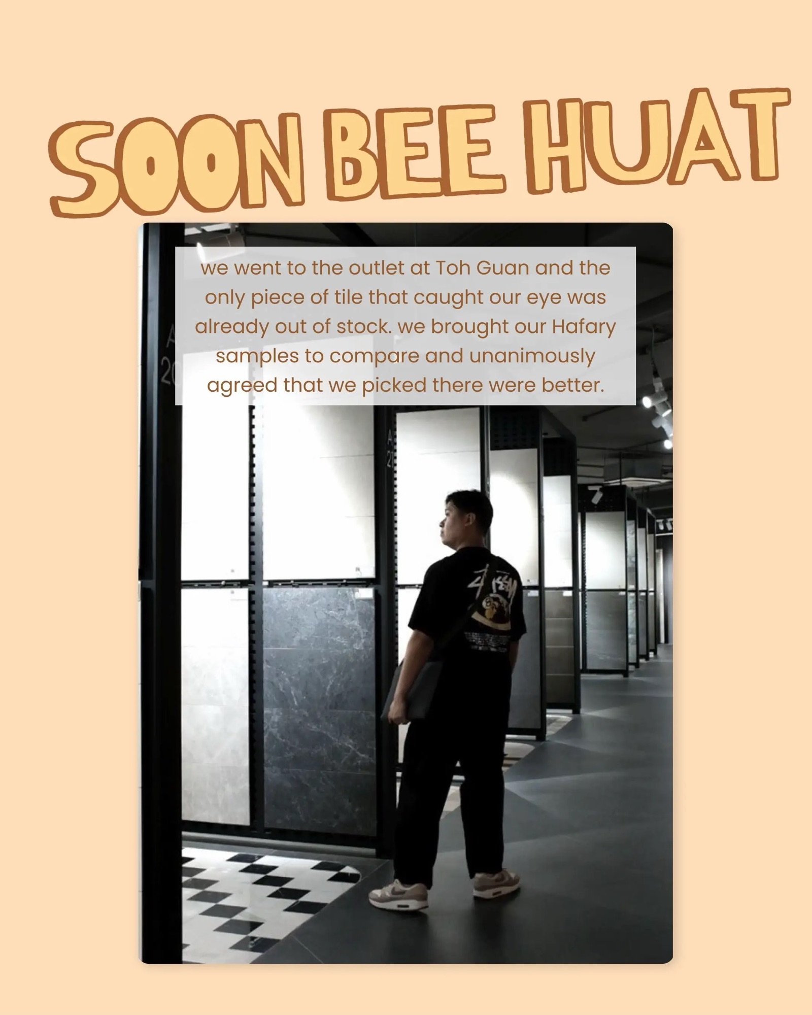 our tile hunt 🔎 & what we learnt!