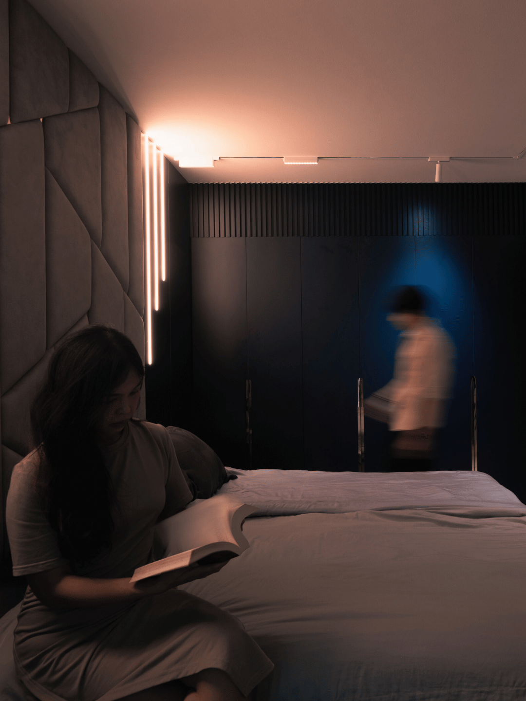 Shades of Serenity, A Dark Luxe Home by Carina