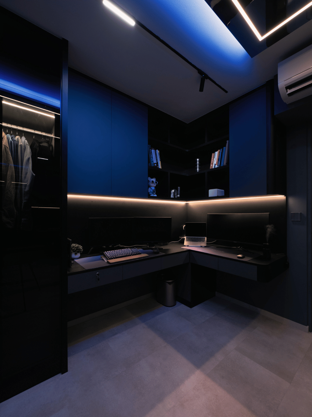 Shades of Serenity, A Dark Luxe Home by Carina