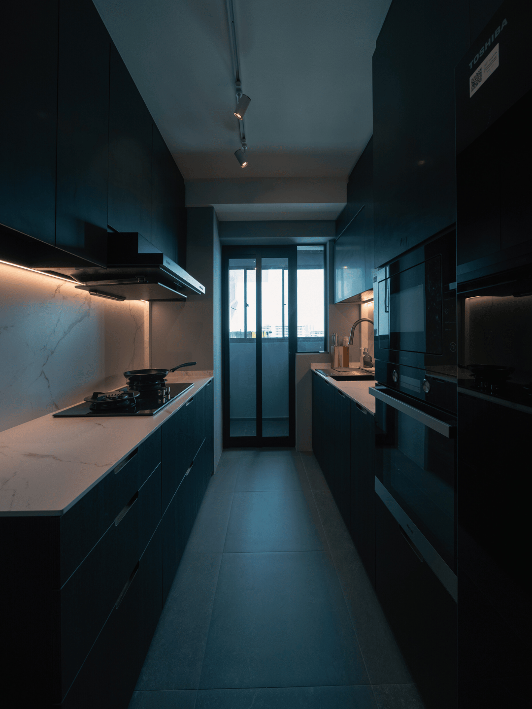 Shades of Serenity, A Dark Luxe Home by Carina