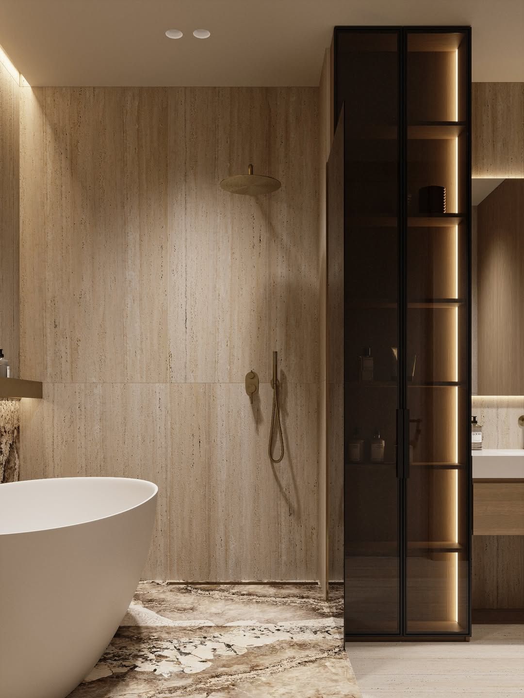 Modern luxury bathroom