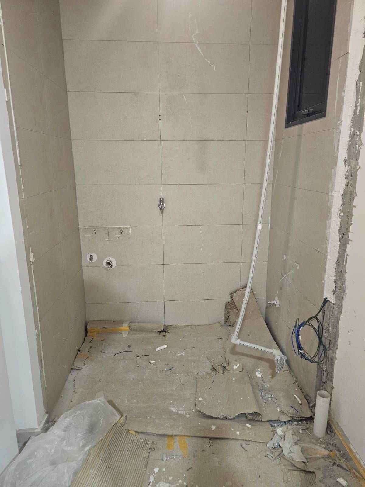 Converting Our Unused Yard Toilet Into a Laundry Area