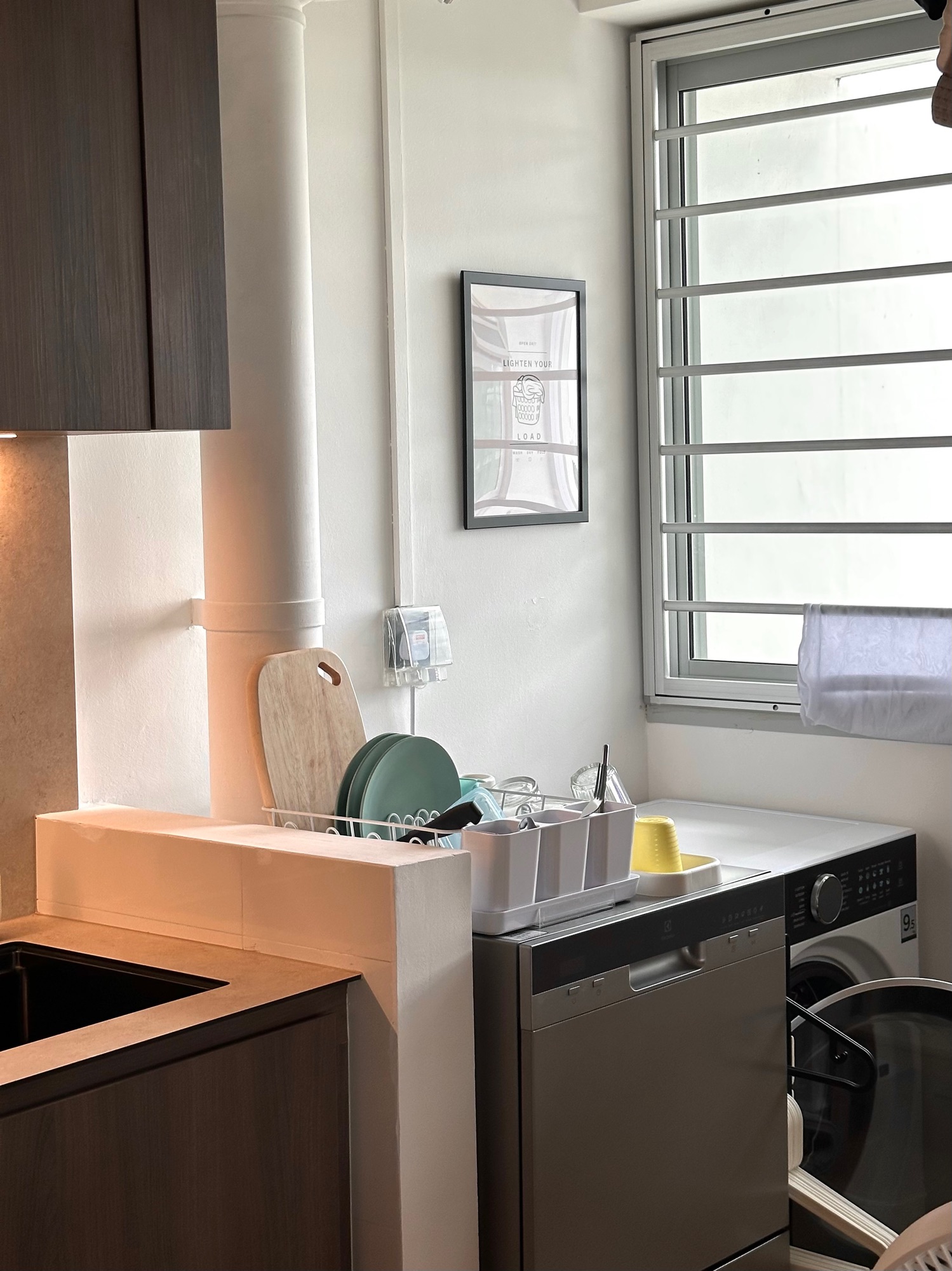 ✨ Our functional storage nook