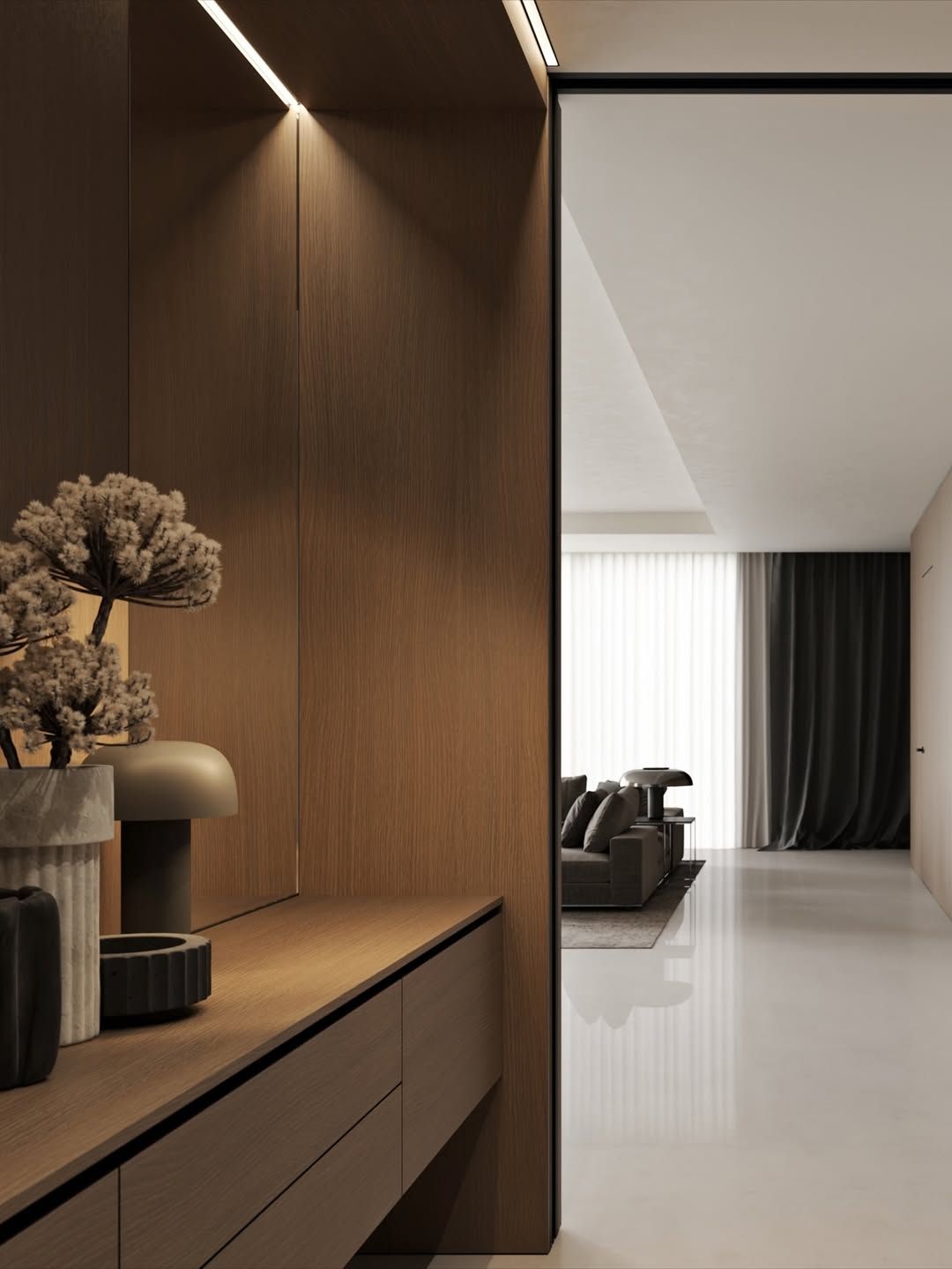 Modern customized sliding door