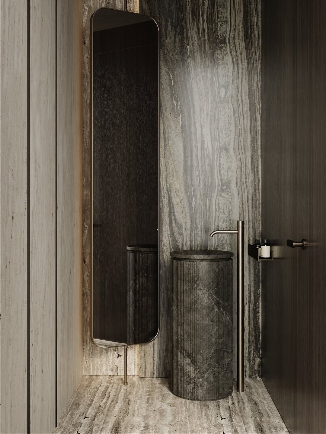 Stylish luxurious bathroom design
