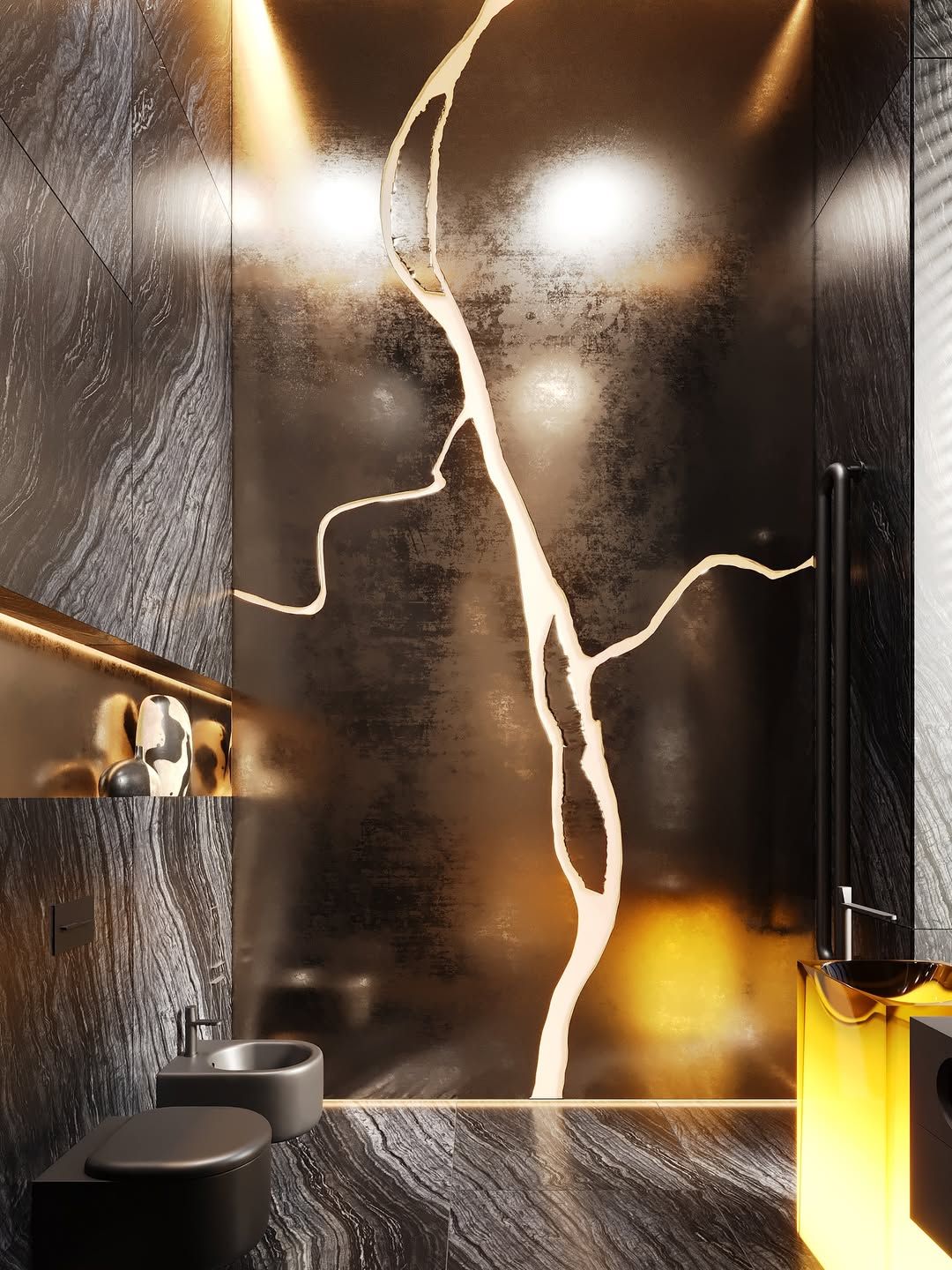 Luxurious bathroom design