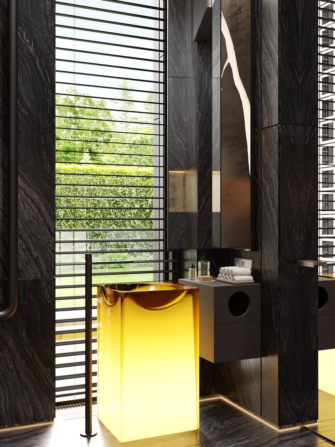 Luxurious bathroom design