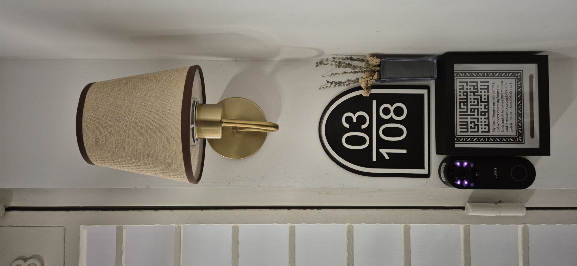 An elevation to the entrance!