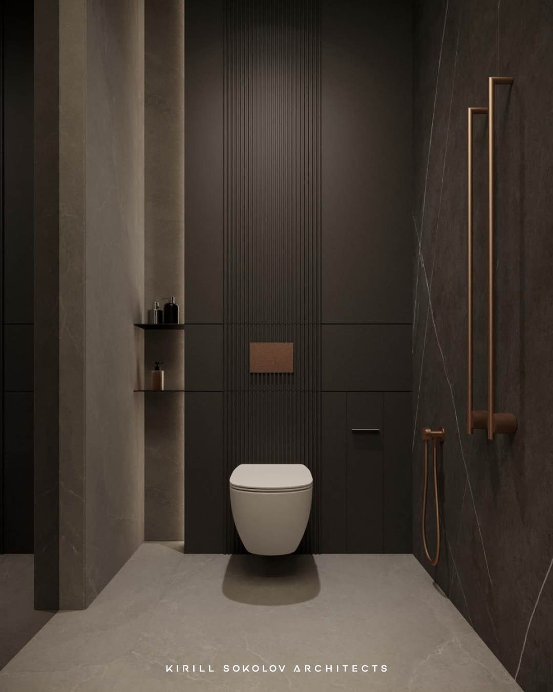 Luxurious modern bathroom design