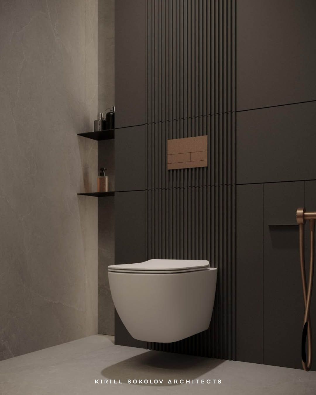 Luxurious modern bathroom design