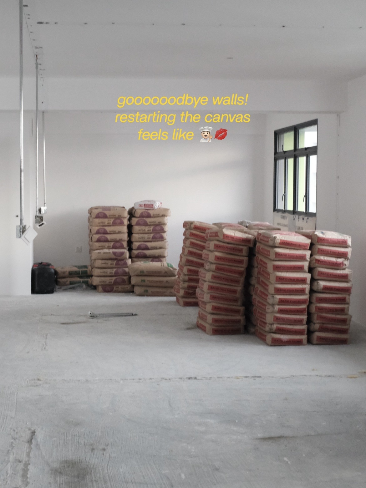 reno updates! (demolition, tiling, plasterboard)