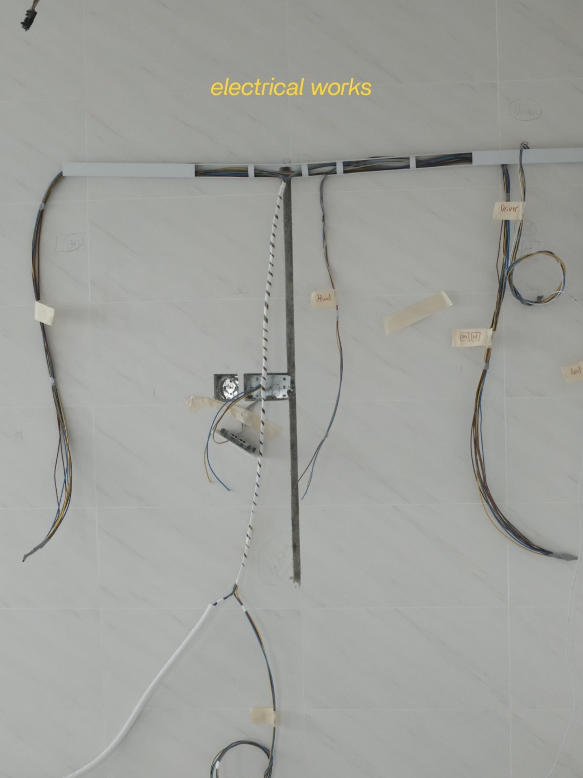 reno updates! (demolition, tiling, plasterboard)