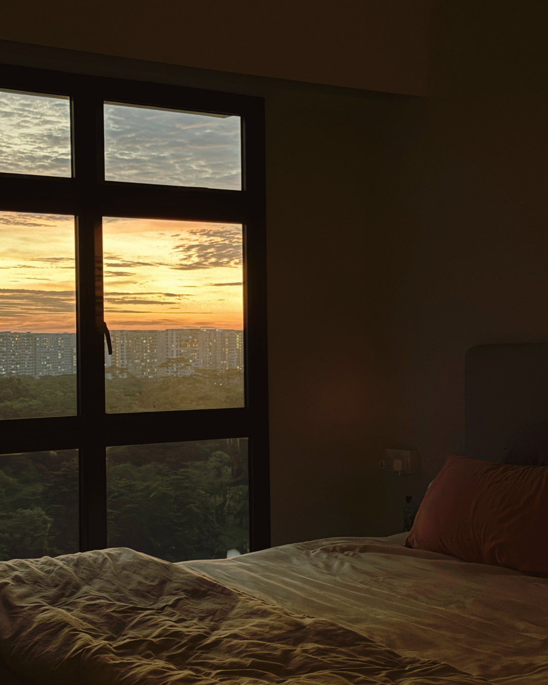 Sunset-🌅-vibes-at-home-