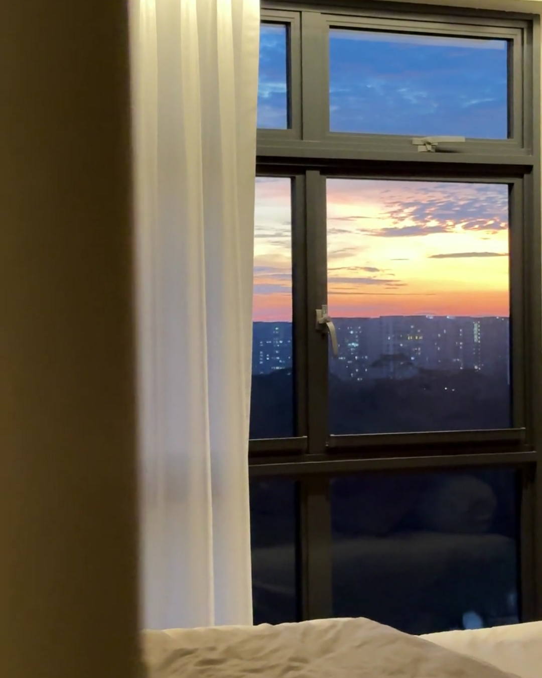 Sunset 🌅 vibes at home