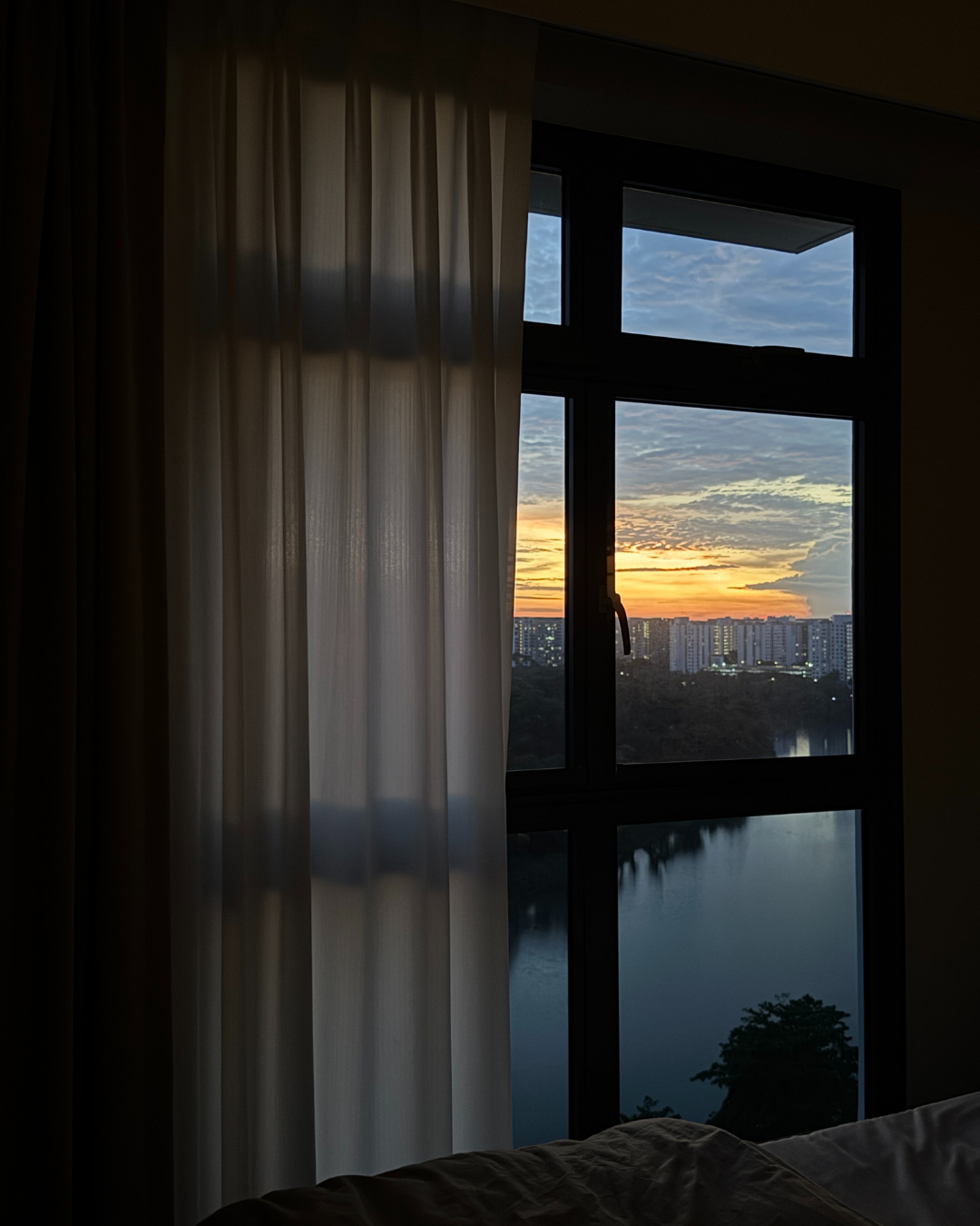 Sunset 🌅 vibes at home