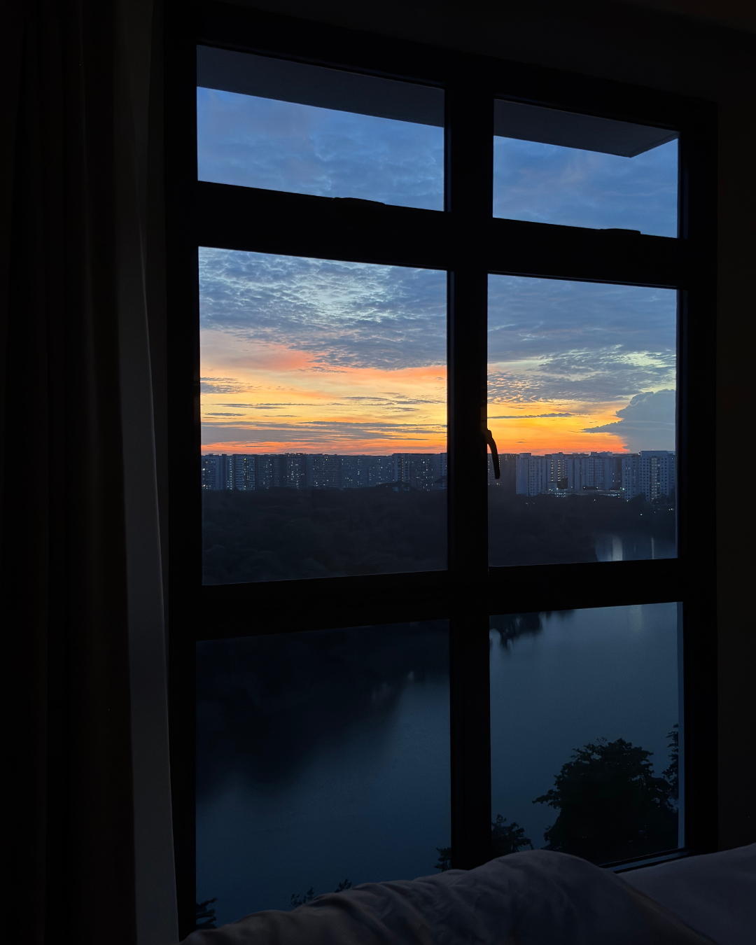 Sunset 🌅 vibes at home