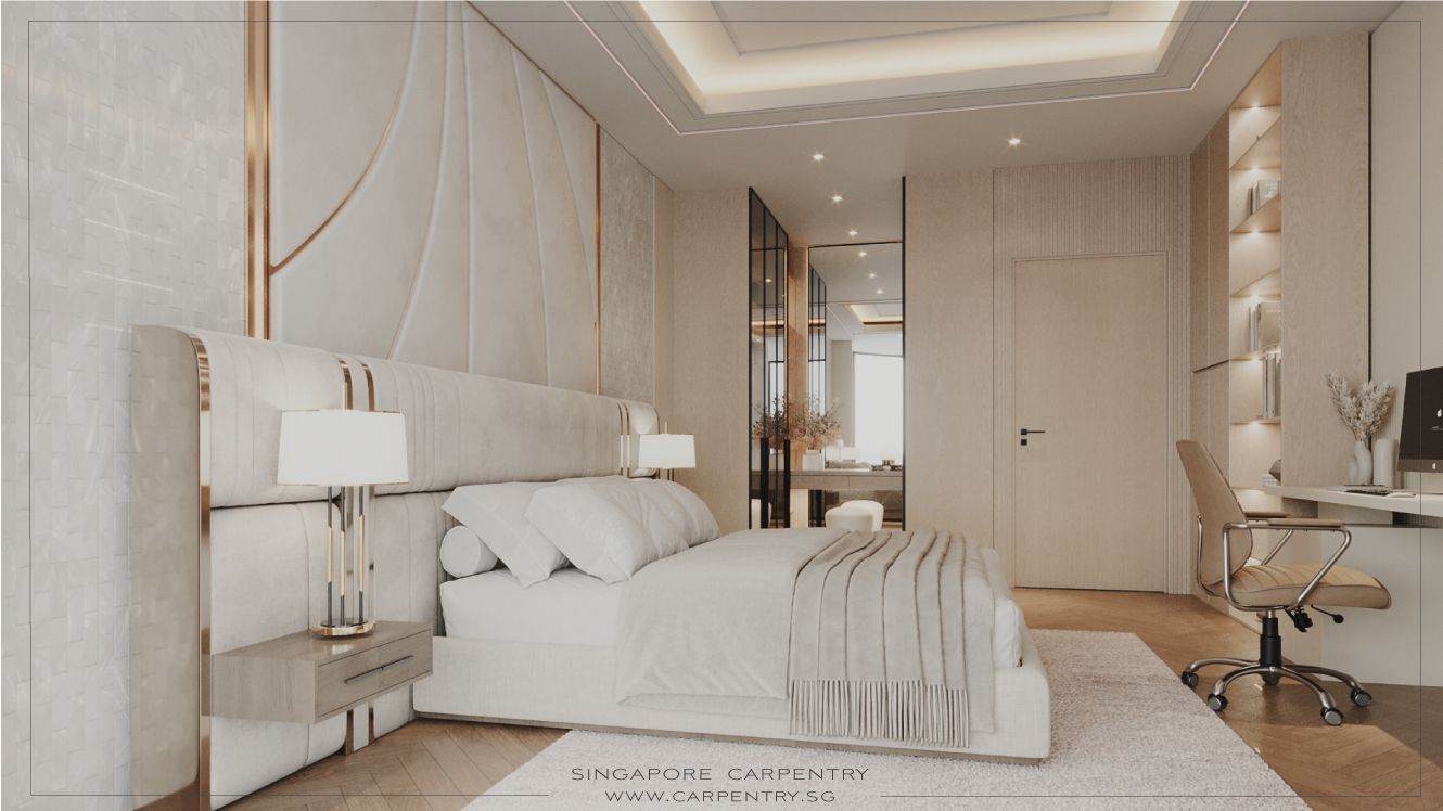 Modern & luxe bedroom design @ Mandarin Gardens