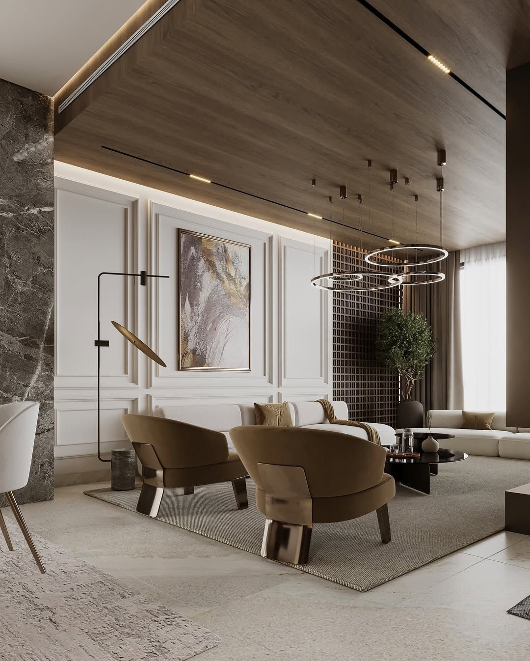 Sophisticated living room design