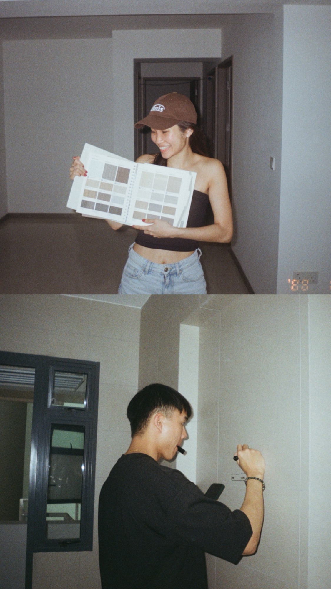 Bfore & after of olive (our 4-room BTO)