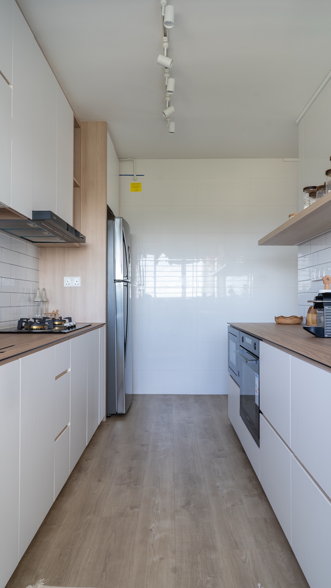 Minimalist Galley-style Kitchen 🌿👩‍🍳