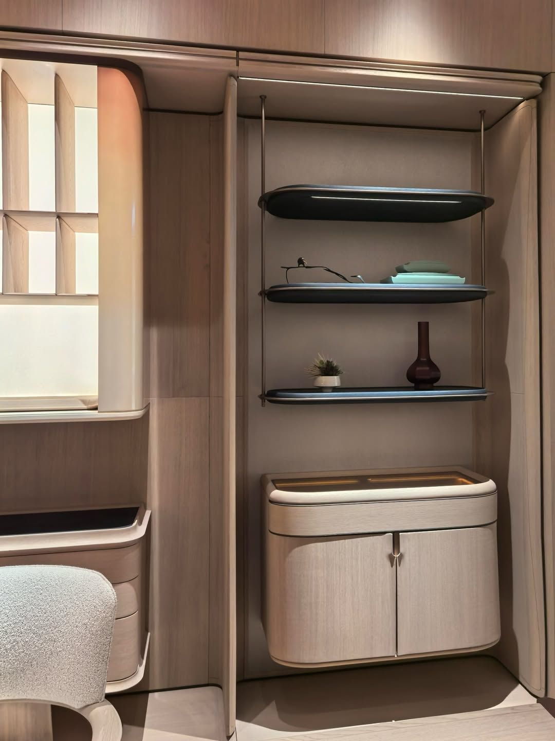 Stylish ultra-modern carpentry design