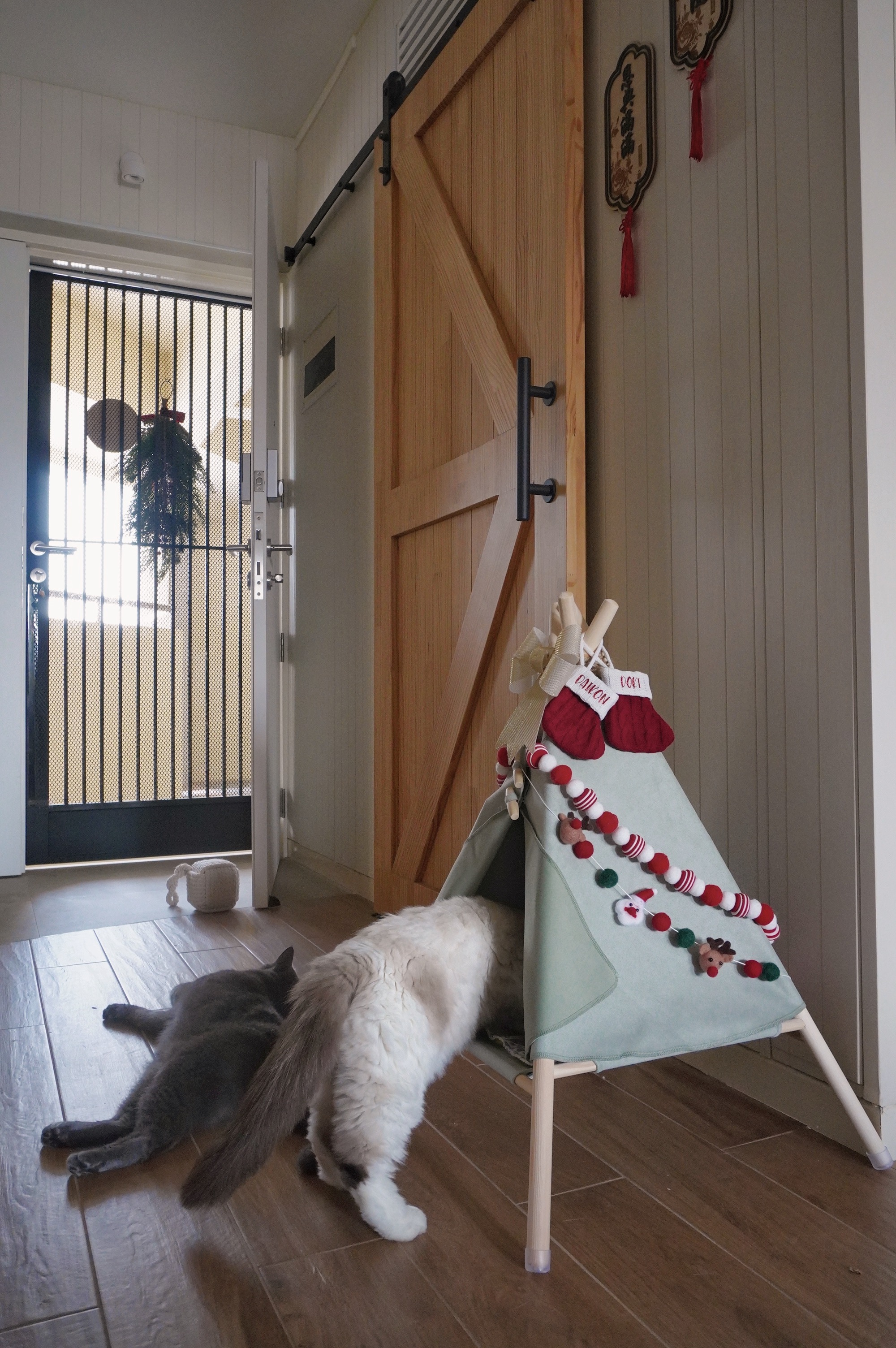 How We Decorate for Christmas Without a Tree (Pet-Friendly)