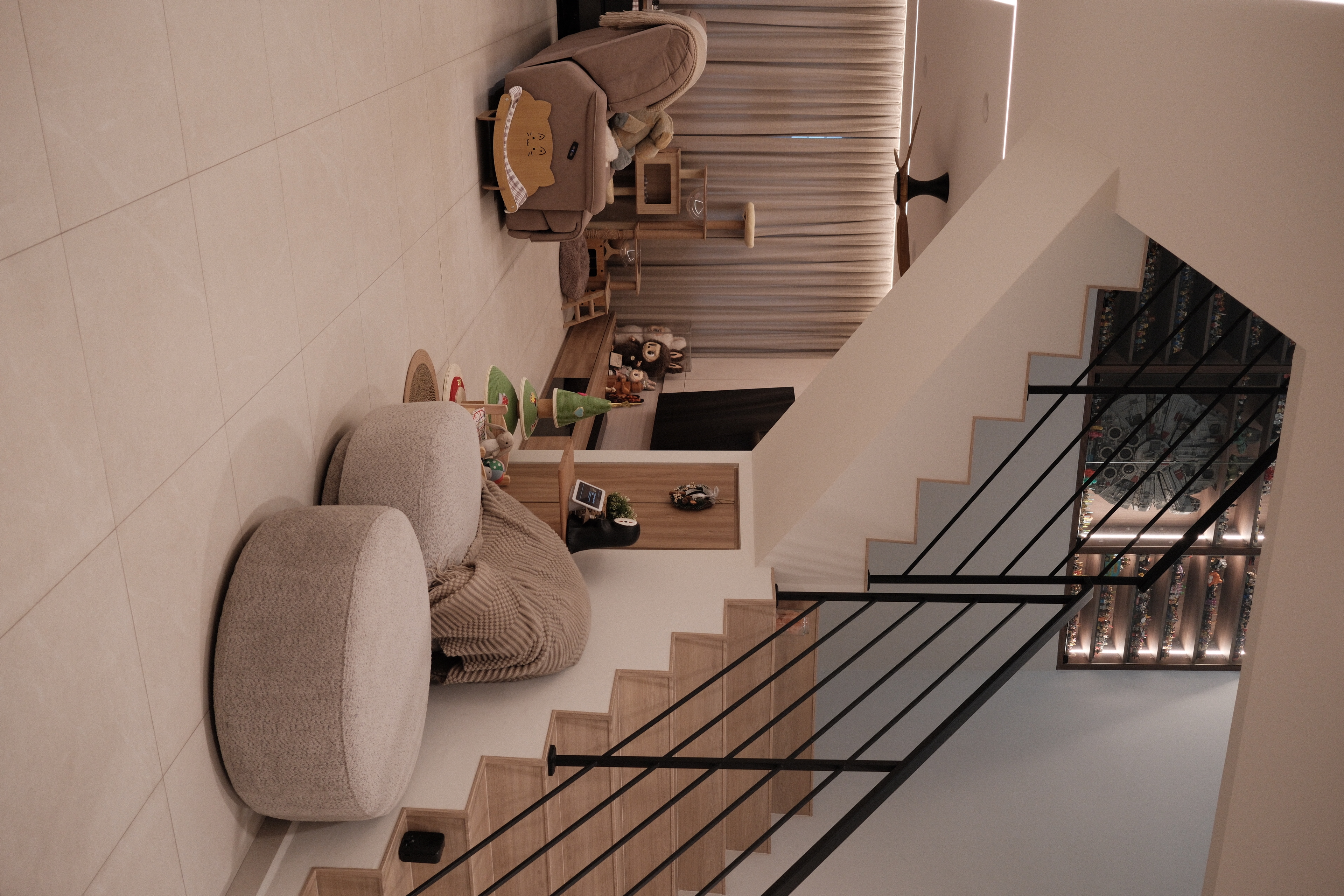 keeping our entryway flexible in an open-plan home