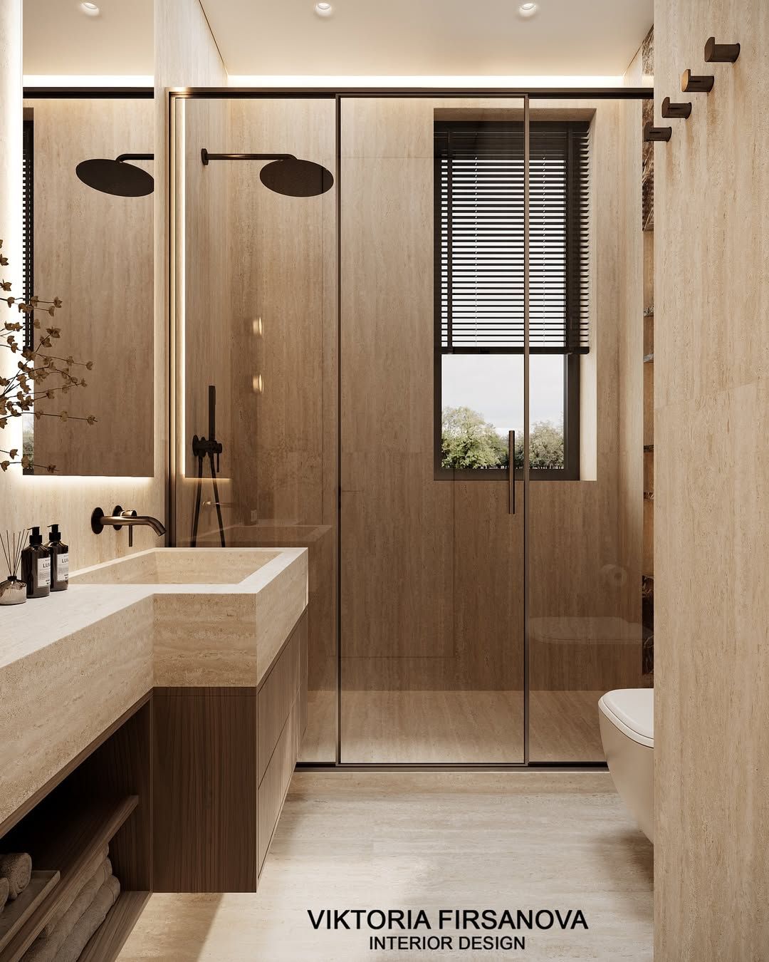 Luxurious bathroom design