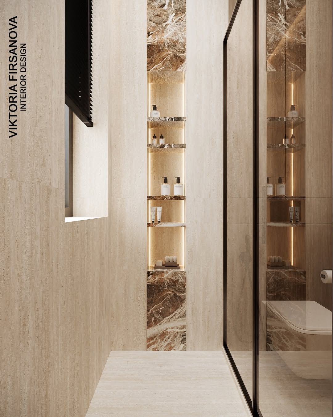 Luxurious bathroom design